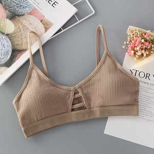 Ziggy  Bralette Sexy Lingerie Seamless Hollow Out Soft Bras For Women Wireless Push Up Bra Comfortable Underwear