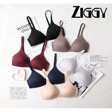 Load image into Gallery viewer, Seamless Bras for Ziggy Summer Women Push Up Bras No Wire Brassiere A B Cup Underwear Sexy Bra Three Quarters(3/4 Cup)
