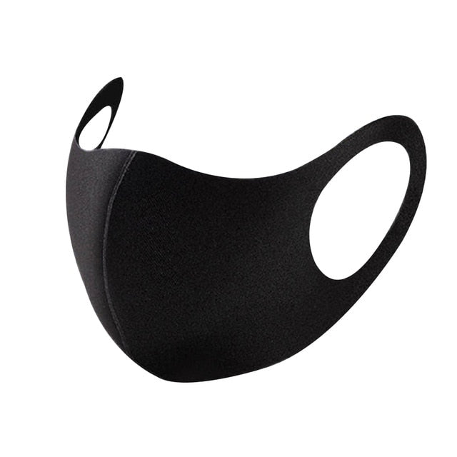 1/5pcs  Adult Unisex Healthy Dust Proof Polyester Mouth Mask Reusable Breathable Three-dimensional Mask Face Cover