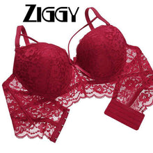 Load image into Gallery viewer, Lace Bras For Women Brassiere Underwire Ziggy 2020 Sexy Ultra Thin Underwear Plus Size C D cup Lingerie Floral Female Bras
