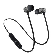 Load image into Gallery viewer, iPhone Samsung Xiaomi Sony,HTC,Huawei, Magnetic Wireless bluetooth Earphone AXT11 music headset Phone Neckband sport Earbuds Earphone with Mic
