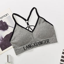 Load image into Gallery viewer, New Sports Bra For Women Sexy Underwear Bra Push Up Sports Bra Set Sport Top High Impact For Fitness Yoga Running Gym Wear Female Bra
