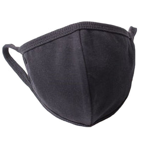 Unisex Dustproof Windproof Mouth Mask (Special For Covid-19) Cotton Blend Men Women Breathable Mask Face Cover Black