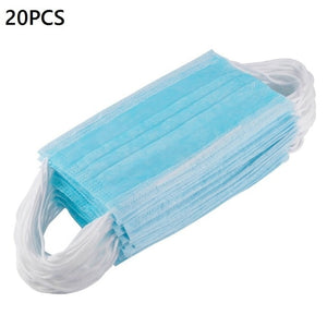 50pcs/100pcs Anti-haze Dust Mask Blue Breathable Mouth Mask (Special For Covid-19) Kids Adult Disposable Face Masks PM2.5 Filter Protective mask