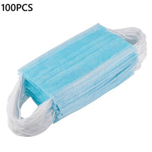 Load image into Gallery viewer, 50pcs/100pcs Anti-haze Dust Mask Blue Breathable Mouth Mask (Special For Covid-19) Kids Adult Disposable Face Masks PM2.5 Filter Protective mask
