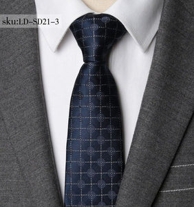 Men Women Ziggy Polyester all in one Necktie Striped Business 7CM Tie Mens Wedding Parties Dress Jacquard Ties