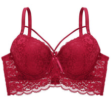 Load image into Gallery viewer, New Lace Fly Bra Female Brassiere Lingerie Plus Size C D Cup Push Up Seamless Comfortable Full Coverage Unlined Bra 2020
