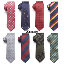 Load image into Gallery viewer, ZIGGY Men&#39;s Skinny Tie  6cm Polyester Necktie Man Fashion Clothing Shirt Accessories
