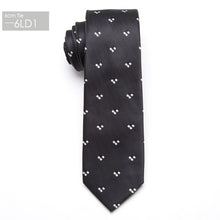 Load image into Gallery viewer, ZIGGY Men&#39;s Skinny Tie  6cm Polyester Necktie Man Fashion Clothing Shirt Accessories
