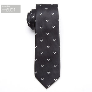 ZIGGY Men's Skinny Tie  6cm Polyester Necktie Man Fashion Clothing Shirt Accessories